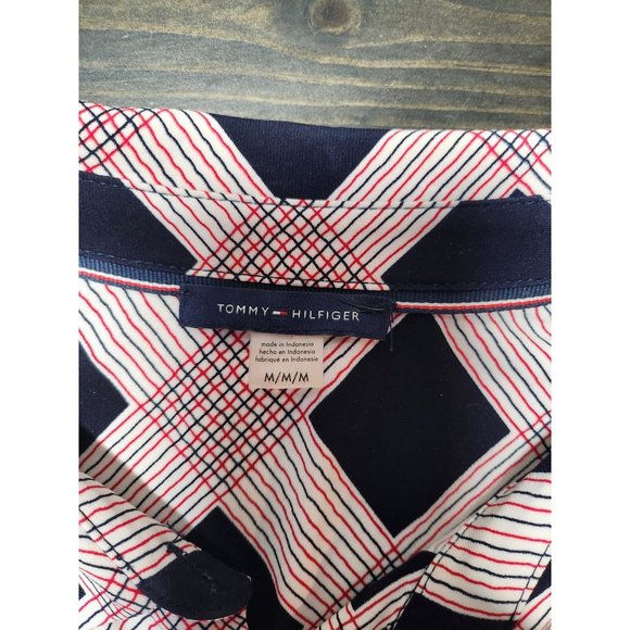 NWOT‎ Tommy Hilfiger Striped Button-Up Shirt size Med - Picture 4 of 7